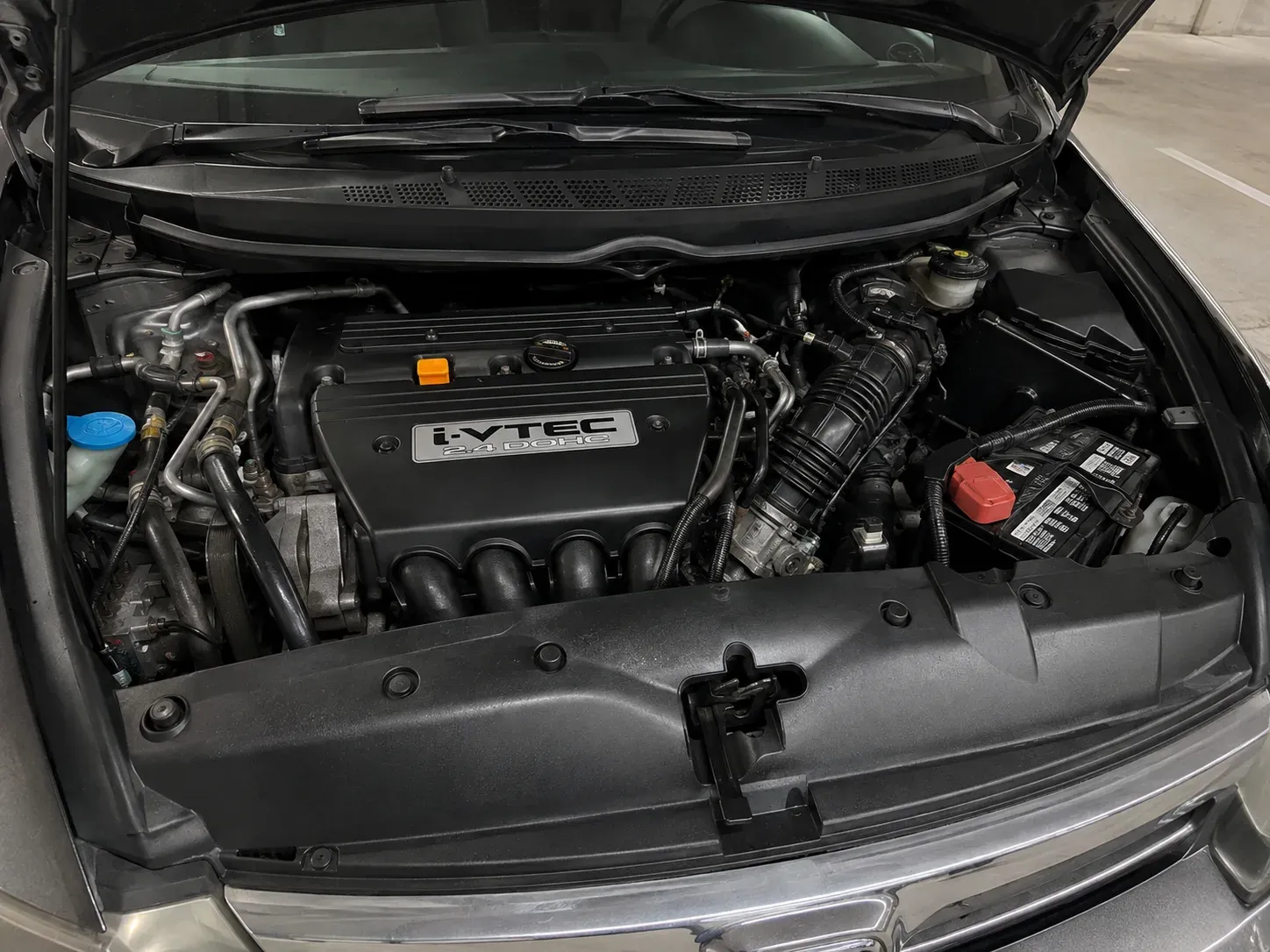 Clean engine bay after mobile engine detailing in Irving